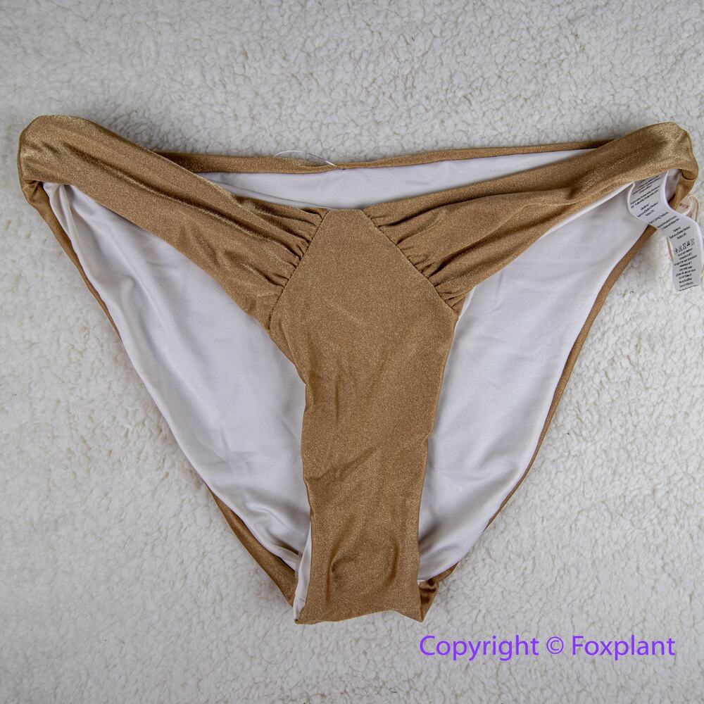 New!  BOAMAR Free People swim bikini bottom in brown, size L